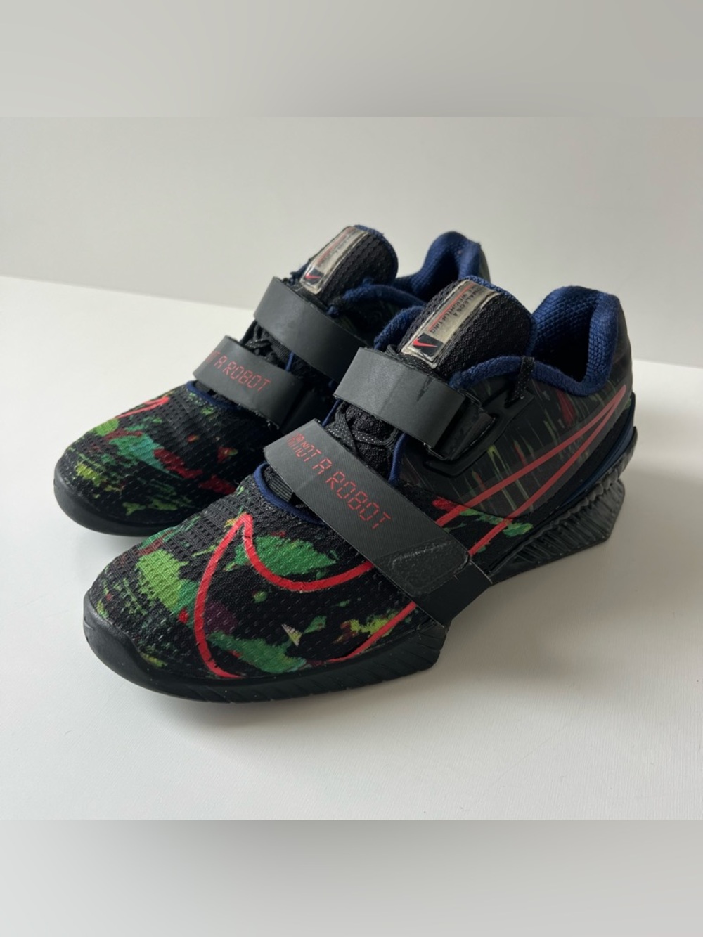 💥RARE💥 Nike Romaleos 4 AMP “I Am Not A Robot" Lifters Men's Size 10 / 44